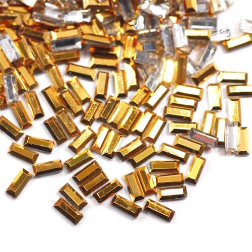 3X7mm Rectangle Resin Rhinestones Non Flat Back Gems For DIY Making Decoration Crafts 1000 Pieces3