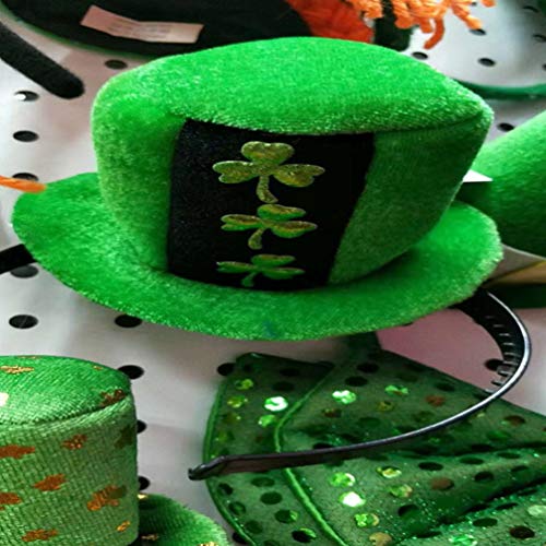 STOBOK 4 Pezzi St. Patrick Day Hat Headband Mini