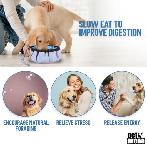 PET ARENA Tapete ajustável para cães, brinquedos de quebra-cabeça para cães, tapete de forrageamento