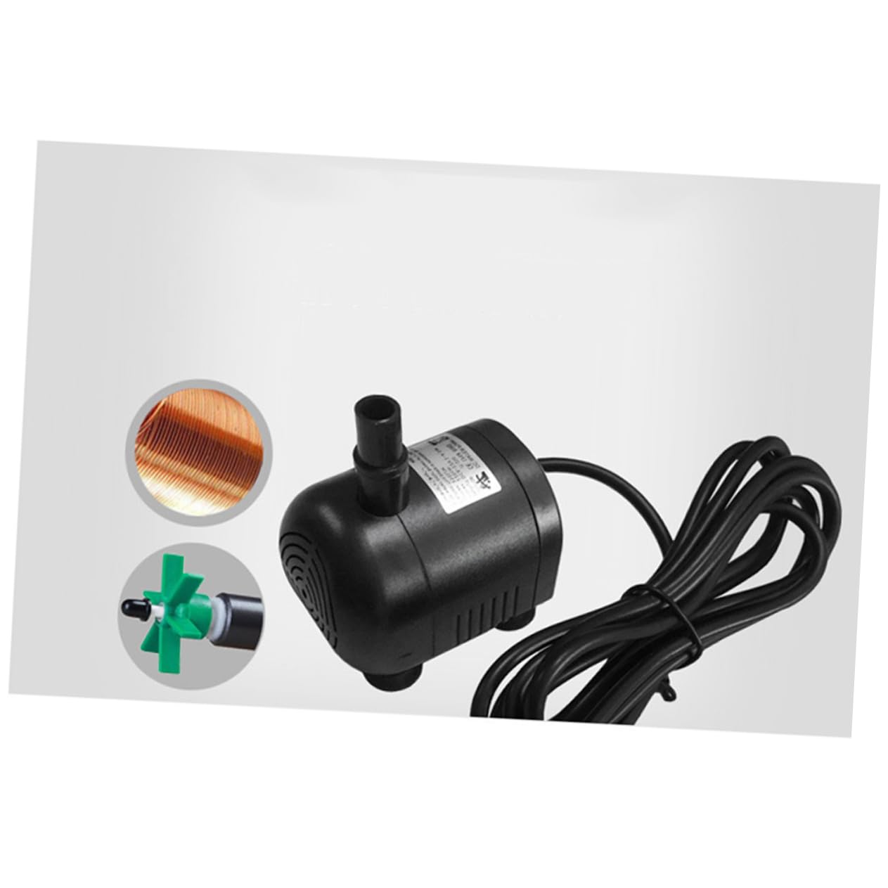 Pompa Fontana Solare 2, 8w LED Nero per Laghetto e Giardino