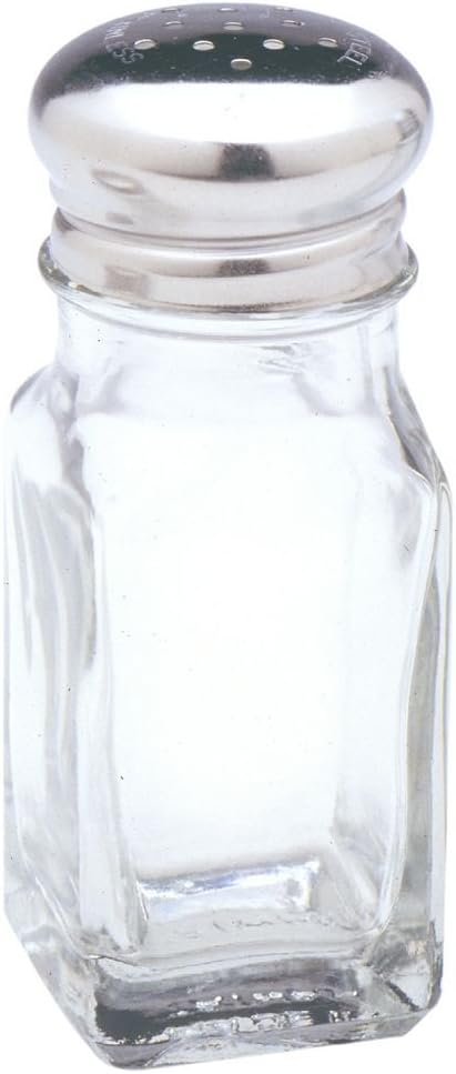 Norpro 742 Glass Salt or Pepper Shaker, Clear (2 Pack)
