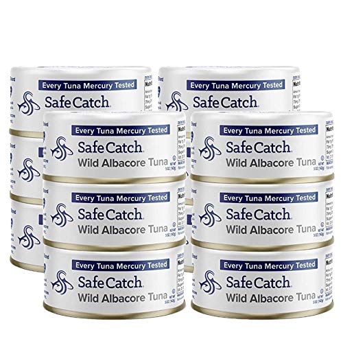 Safe Catch Wild Albacore Tuna - 12 Pack The Only Brand To Test Every Tuna for Mercury