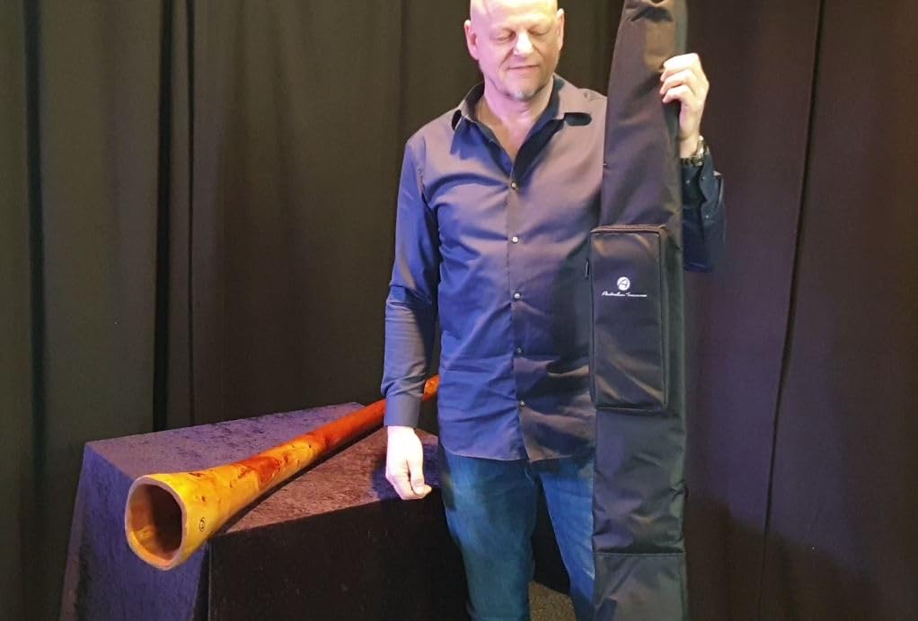 DIDGERIDOO BORSA 150 cm - Borsa PRO Didgeridoo in nylon campana Ø 17 cm. Tracolla regolabile