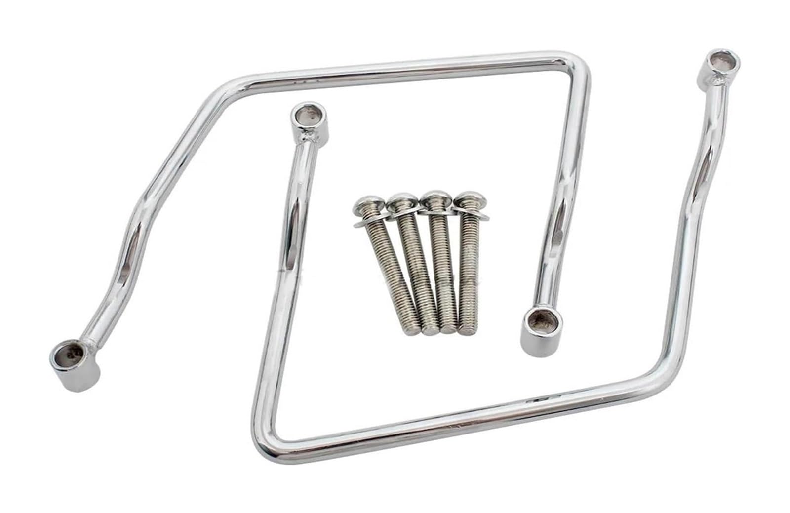 Motorrad-Gepäckträger Chrom für Suzuki Intruder Volusia 800 VL800 2001-2004 21cm