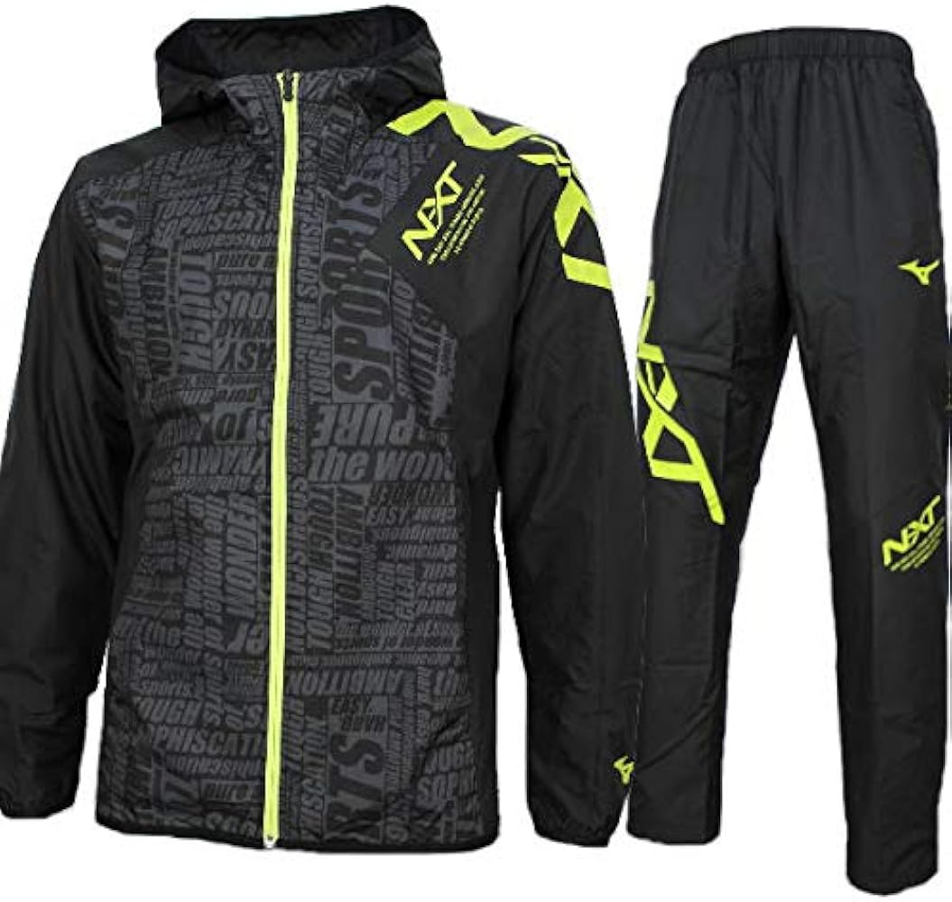 Amazon | ミズノ Mizuno N-XT 裏メッシュ 総柄 ウィンドブレーカー