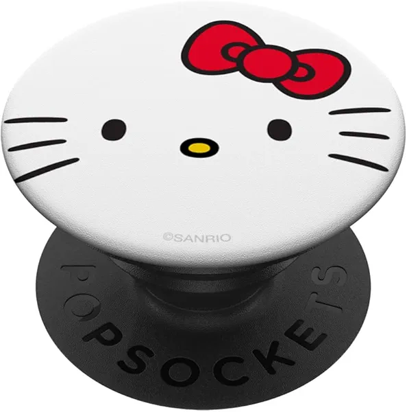 Hello Kitty Open Face PopSockets Stand for Smartphones and Tablets PopSockets PopGrip: Swappable Grip for Phones & Tablets
