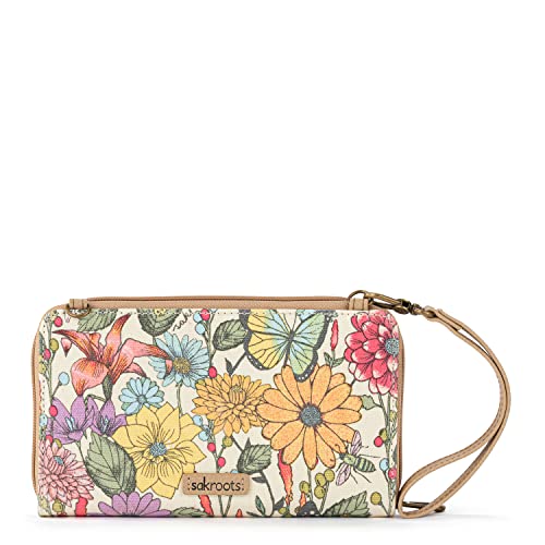 Image of Sakroots Smartphone Crossbody Purse - Women's Cellphone Bag & Wallet For Everyday - Convertible Wristlet With Zipper
