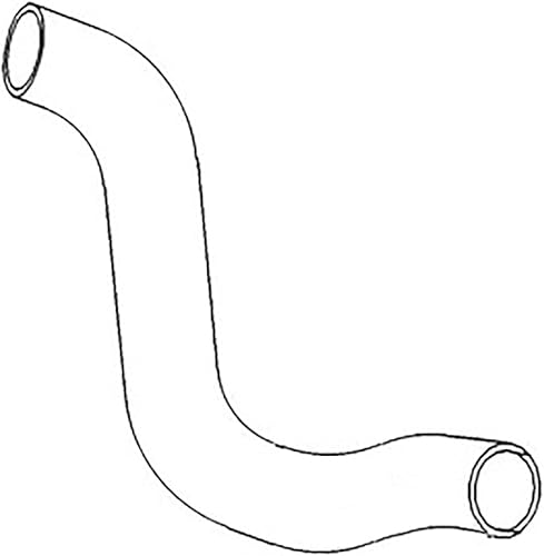 R62327 Se adapta a John Deere se adapta a la manguera inferior del radiador del tractor JD 9940 4640 4840 2.5" ID