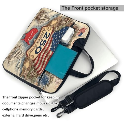 Maletín vintage impermeable para portátil 15.6 pulgadas miniatura 5