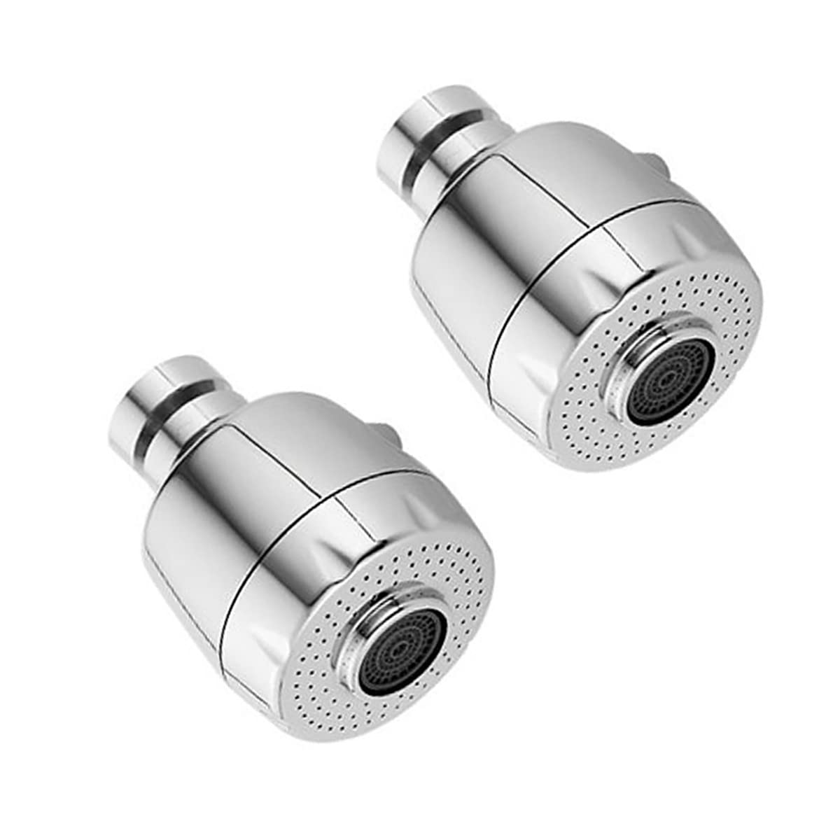 2 Pcs 360 Degree Rotatable ABS Anti-Splash Faucet Sprayer Head Nozzle Attachment with 2 Modes,Kitchen Faucet Aerator Tap Sprayer Head.
