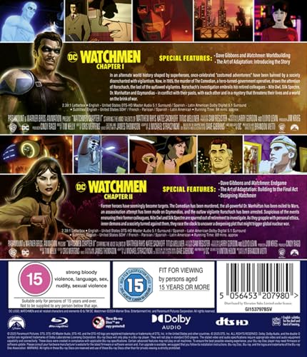 Watchmen: Chapter I & II edicion definitiva multizona de coleccion 4