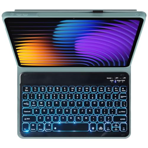 Smart Cover Case with Backlit Keyboard for Xiaomi Pad 7 | Xiaomi Pad 7 Pro (11.2")