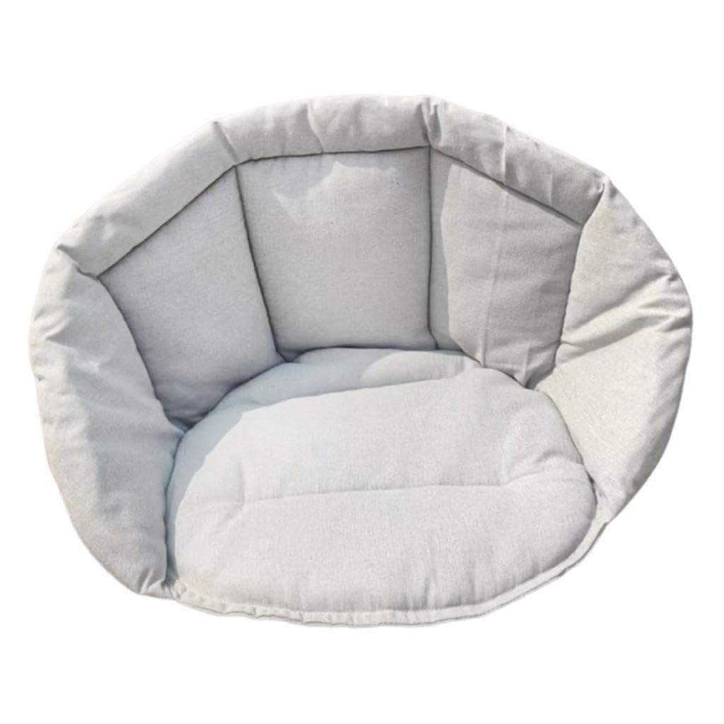 UJEAVETTE® Swing Chair Cushion Hammock Pads Wicker Tear Drop Hanging Chair Yard Deck Gray-image-27