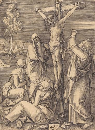 Tableaux la Crucifixion d'Albrecht Dürer Art Mural Classique 60x90cm