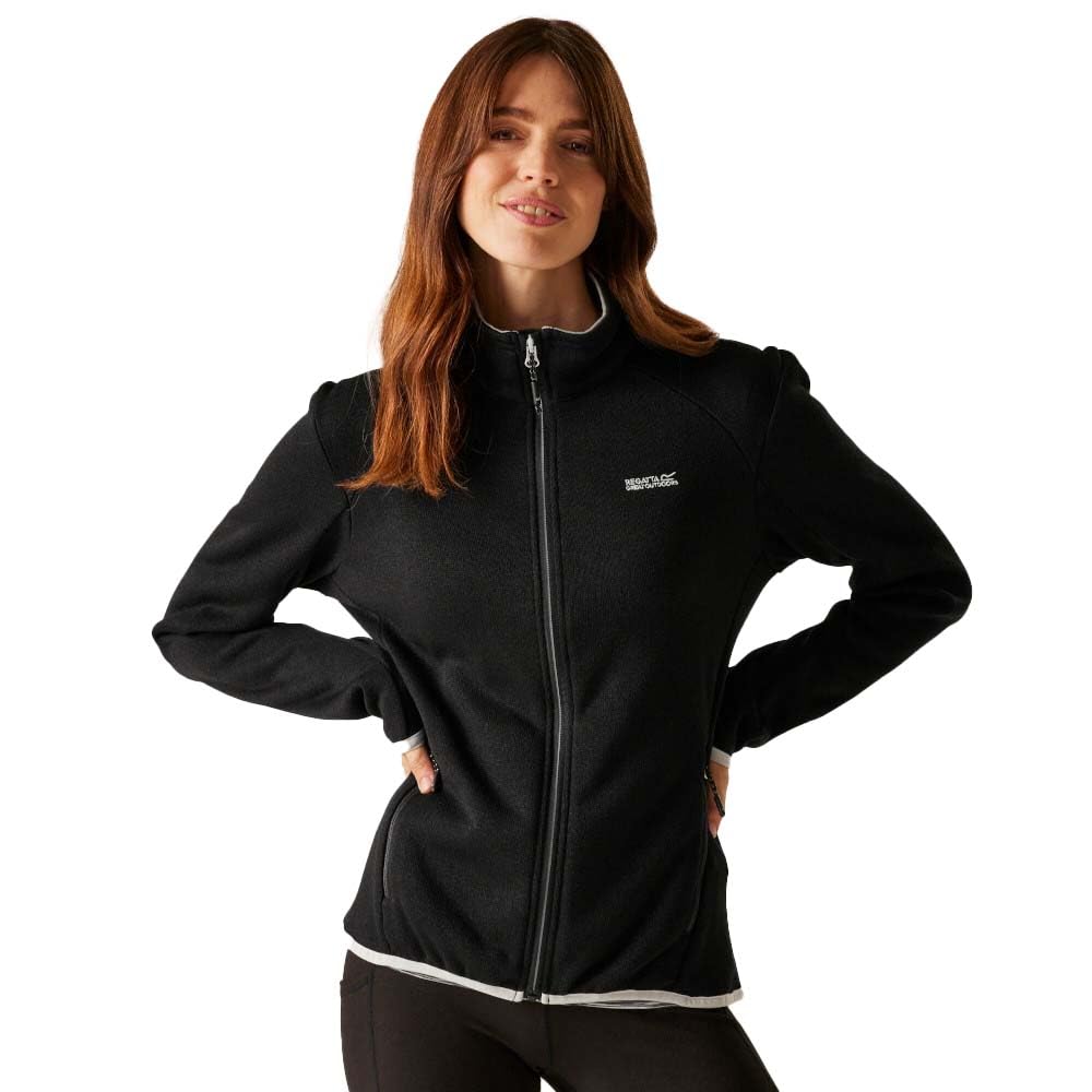 Regatta Women's Black/Oyster Mushroom Newhill Fleece Ii
