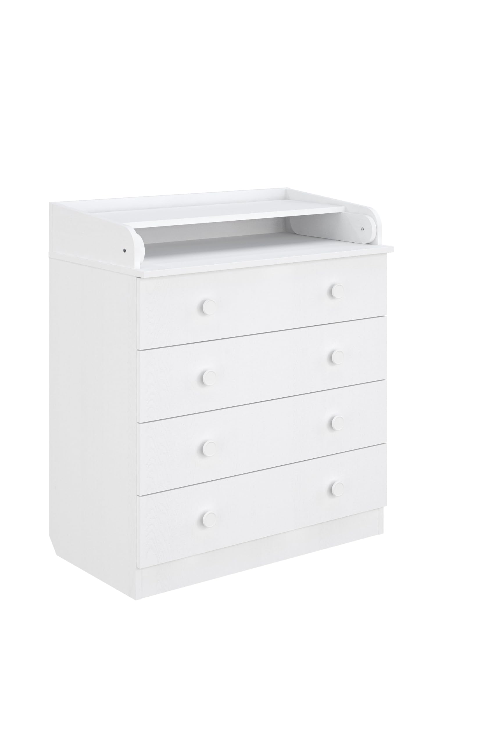 Shefa Kids Commode 800 blanche - Commode de qualité supérieure avec plan à langer pour chambre de bébé