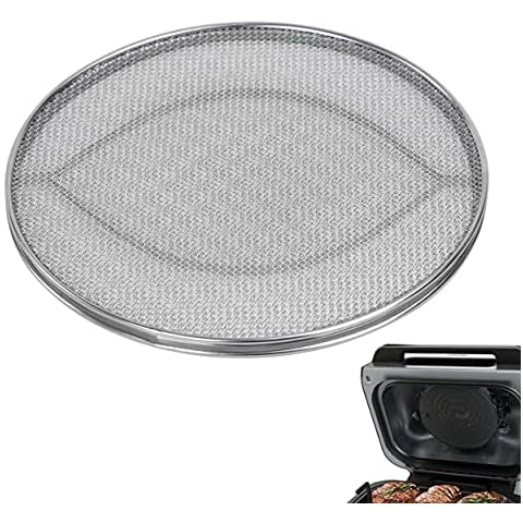 Splatter Shield for Ninja FG551 Foodi,Accessories for Ninja Foodi Smart XL 6-in-1 Indoor Grill,Stainless Steel Splatter Screen Cover