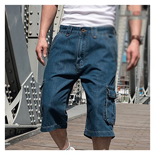 Salopette en denim d'été pour vos sorties urbaines short large hip hop homme
