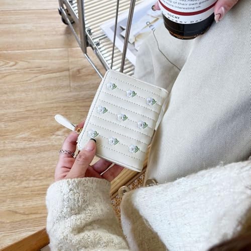 Short Wallet PU Mini Card Holders Solid Color Money Bag(pink)3