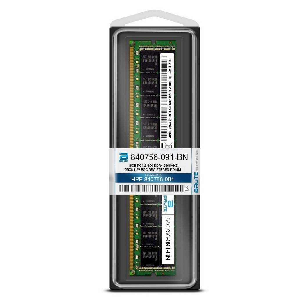 Upclose & Personal リディム　8枚 Brute Networks 840756-091-BN - 16GB DDR4-2666Mhz 2Rx8 ECC