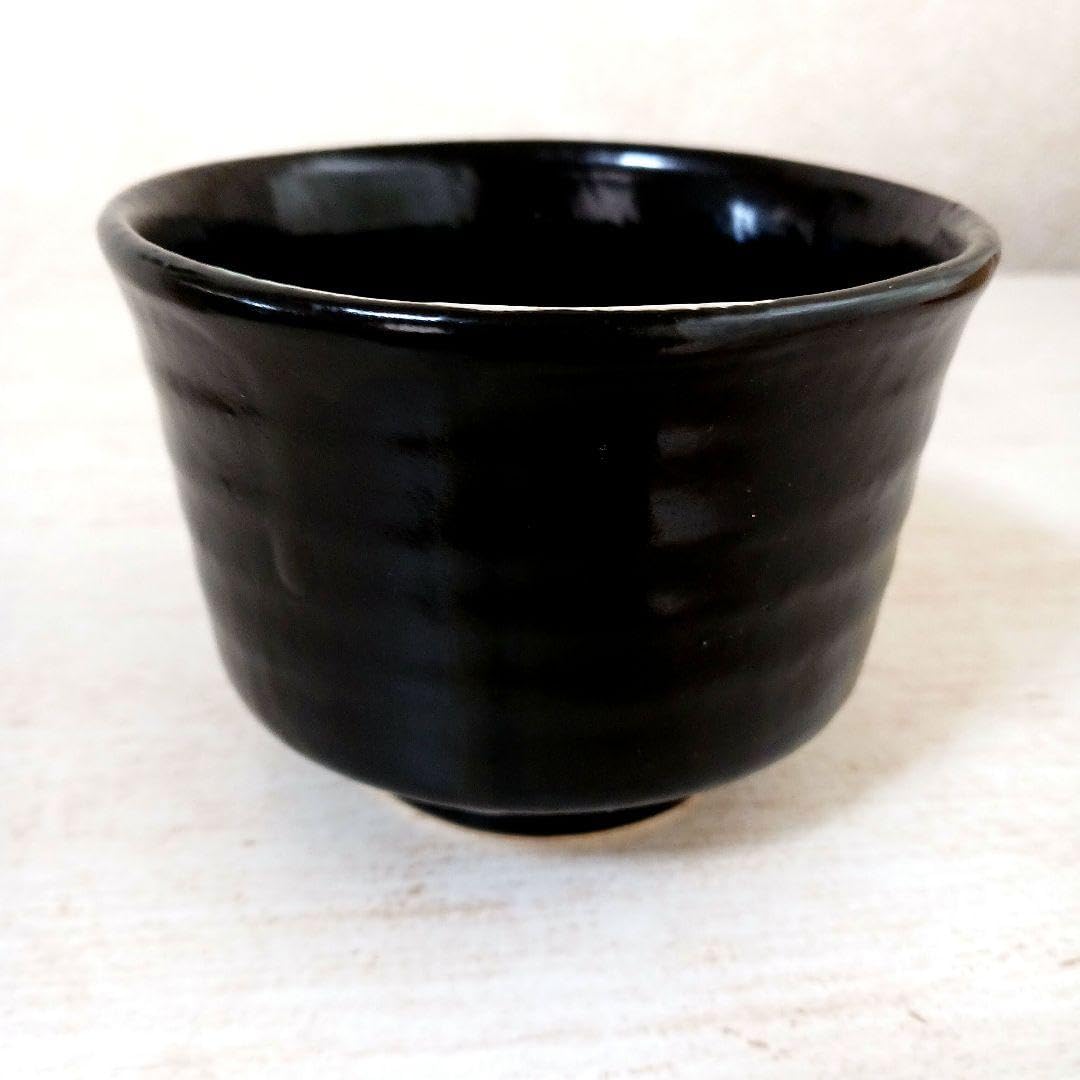 Amazon.co.jp: 陶碗 抹茶茶碗 黒茶碗 是庵 作 洛彩 夏椿 木 : ホーム