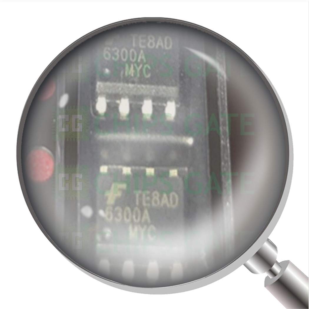 4Pcs FAN6300AMY Ic Reg Ctrlr Flybk Iso Pwm 8Soic 6300 Fan6300