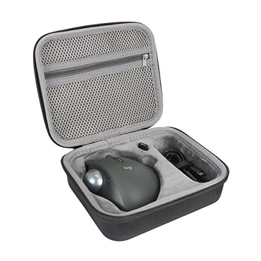 Hard Travel Case for Logitech MX Ergo Advanced Wireless Trackball Mouse by co2CREA (Case for Mouse and Accessories)