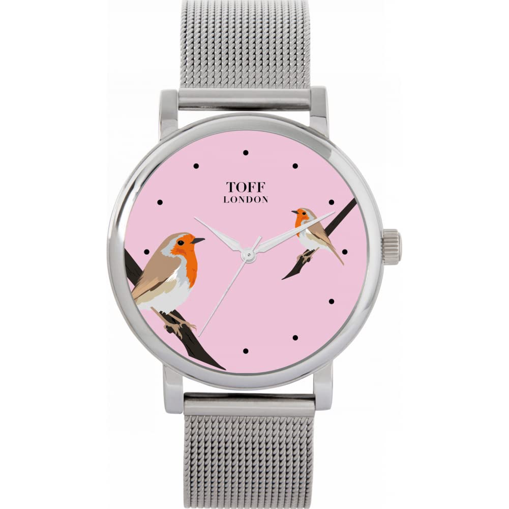 Robins Bird Watch Damen 38mm Gehäuse 3atm wasserdichtes Quarzwerk Luxus modisch