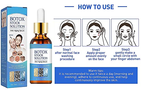 Youthfully Botox Face Serum Youngagain Botox Anti-Wrinkle Serum, Dark Spot Repair & Anti-Aging Collagen Serum - For All Skin Types - Keeps Skin Smooth (2 Pcs) #TOP2