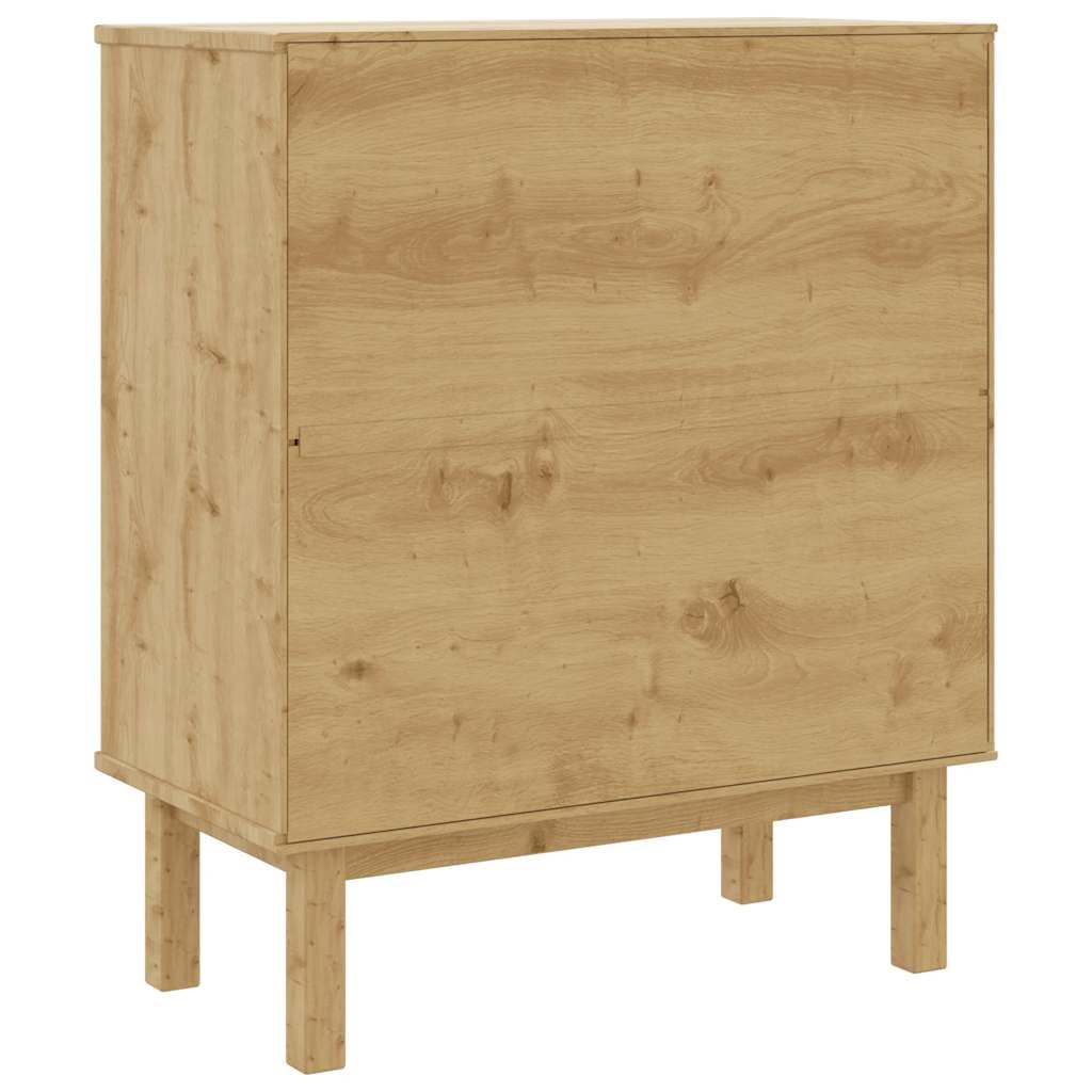 vidaXL Cómoda Cajonera Almacenamiento Organizador Mueble Dormitorio Cocina Salón Entrada Aparador Armario Decoración de Madera Maciza de Pino
