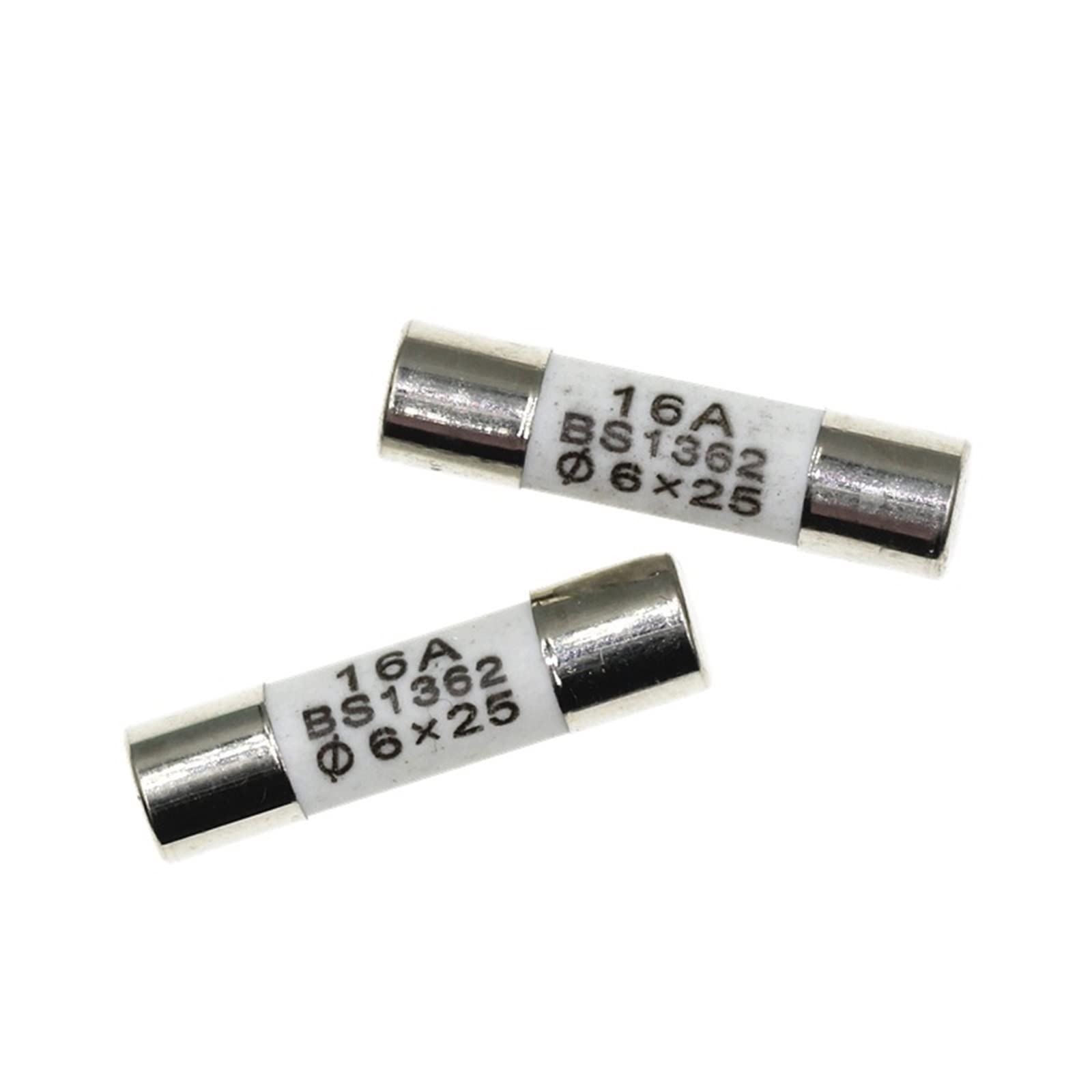 Fusible de cerámica 6x25mm 5A BS1362 tubo de seguridad RO57 de 250V para enchufes británicos domésticos