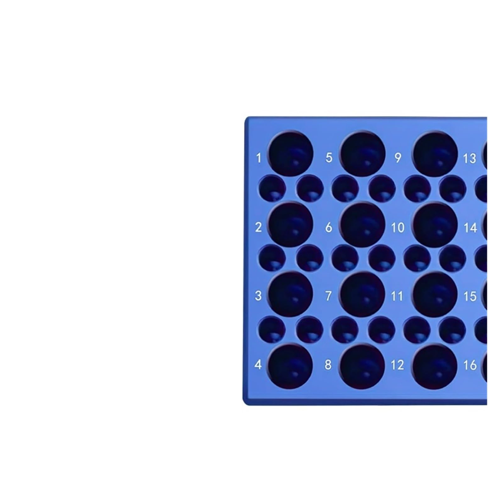 1 Stück Aluminium-Kühlblock for Röhrchen – wiederverwendbar 0,2 ml/1,5 ml/2 ml