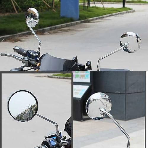 Espejo retrovisor para motocicleta con rosca de 8mm 3