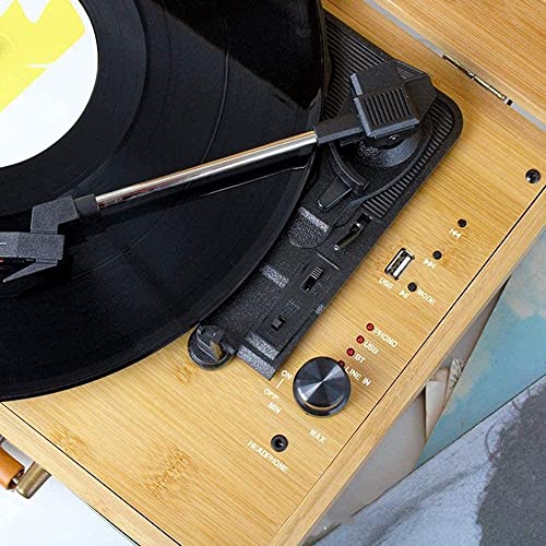 TAISK Tourne-Disque, Boîte à Musique Vintage Valise Platine Vinyle avec Bluetooth & USB-Classic Ledermaterial Style… - Les Beatles, Paul McCartney, John Lennon, RIngo Starr, George Harrison TAISK Tourne-Disque, Boîte à Musique Vintage Valise Platine Vinyle avec Bluetooth & USB-Classic Ledermaterial Style… – Image 8