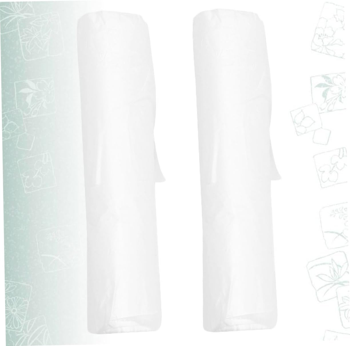 2 Roll Disposable Hairdressing Cape Cloak Sleeveless Lightweight Dirt for Home Kitchen and Salon Use Per Roll