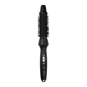 Aria Beauty Thermal Ionic Styling Brush - Hot Styling Tool for Perfect Blowouts - Does Not Blow Air - Ceramic Round Brush - Lightweight Design and Easy Grip - Black - 1 pc - One Temperature