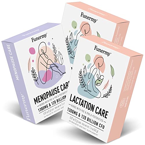 Funermy Increase Breast Milk Supply Supplement And Black Cohosh Supplement Menopause For Women, 60 Packets (Pack Of 3) #TOP4
