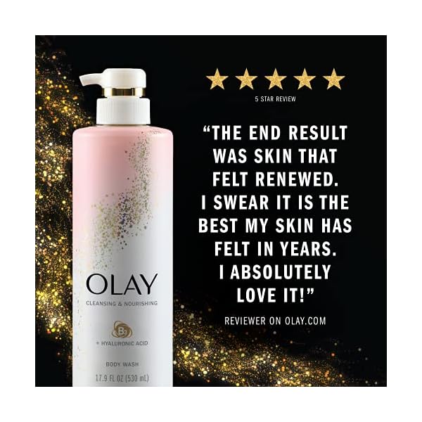 Olay-Body-Wash-with-Hyaluronic-Acid-and-Vitamin-B3-Cleansing-Nourishing-179-Fl-Oz-Pack-of-4 Olay Body Wash Women Cleansing & Nourishing with Hyaluronic Acid & Vitamin B3, 20 fl oz (Pack of 4)