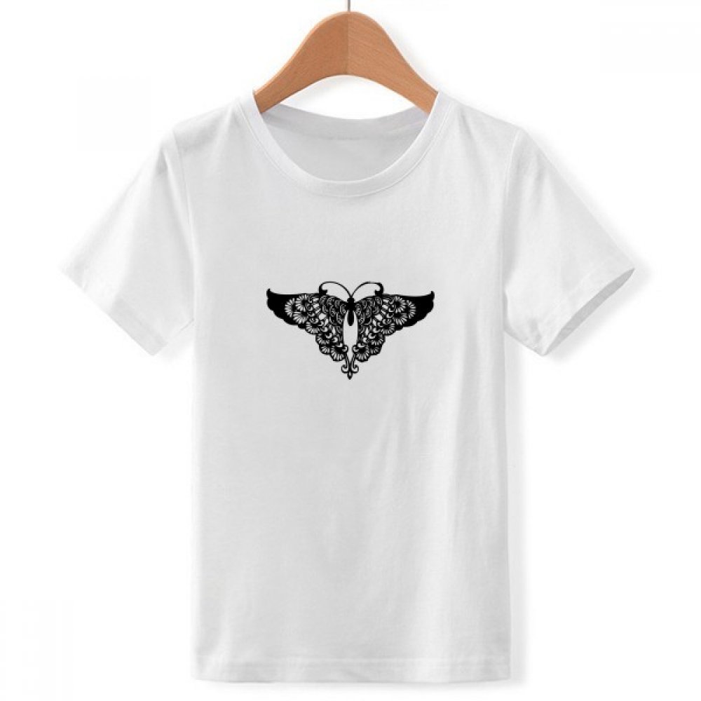 T-Shirt Papillon blanc ample résolvant le manque d'aisance - 3