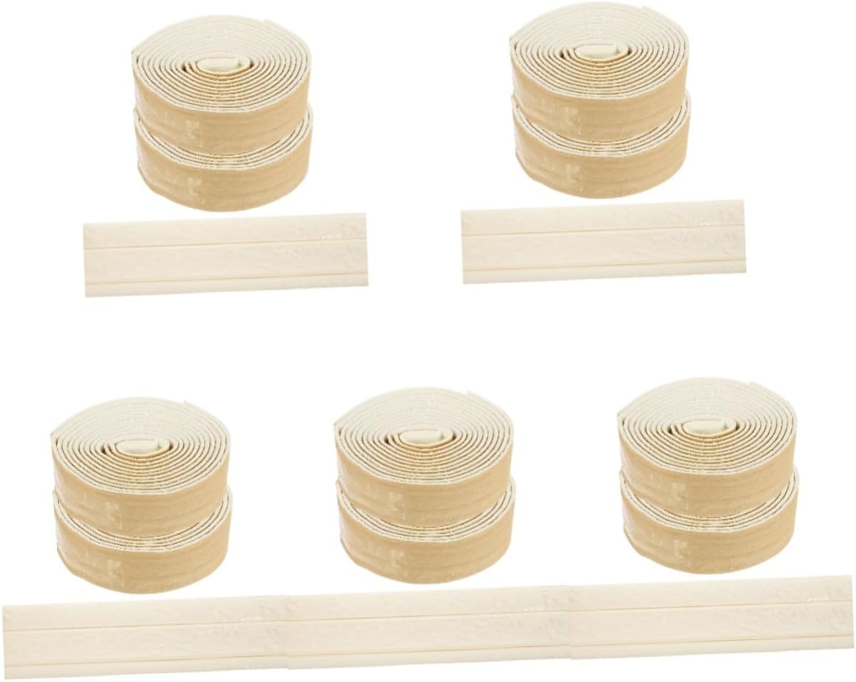 Veemoon 10pcs Self-Adhesive Foam Wall Corner Trim Flexible Peel and Stick Molding for Home Decor Wall Protector for Smooth Easy to Install and Cut