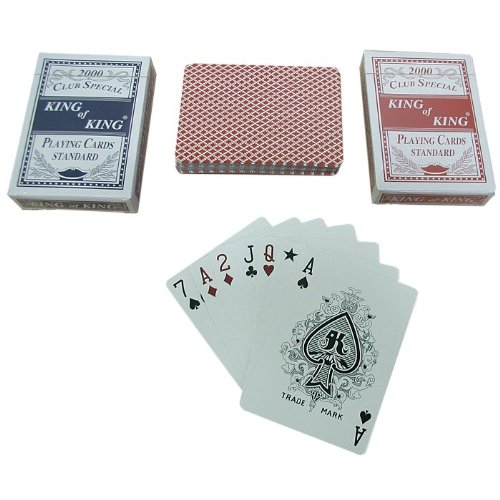 Trademark Poker 2 Decks-Club Special King of King Spielkarten (Mehrfarbig) Cover