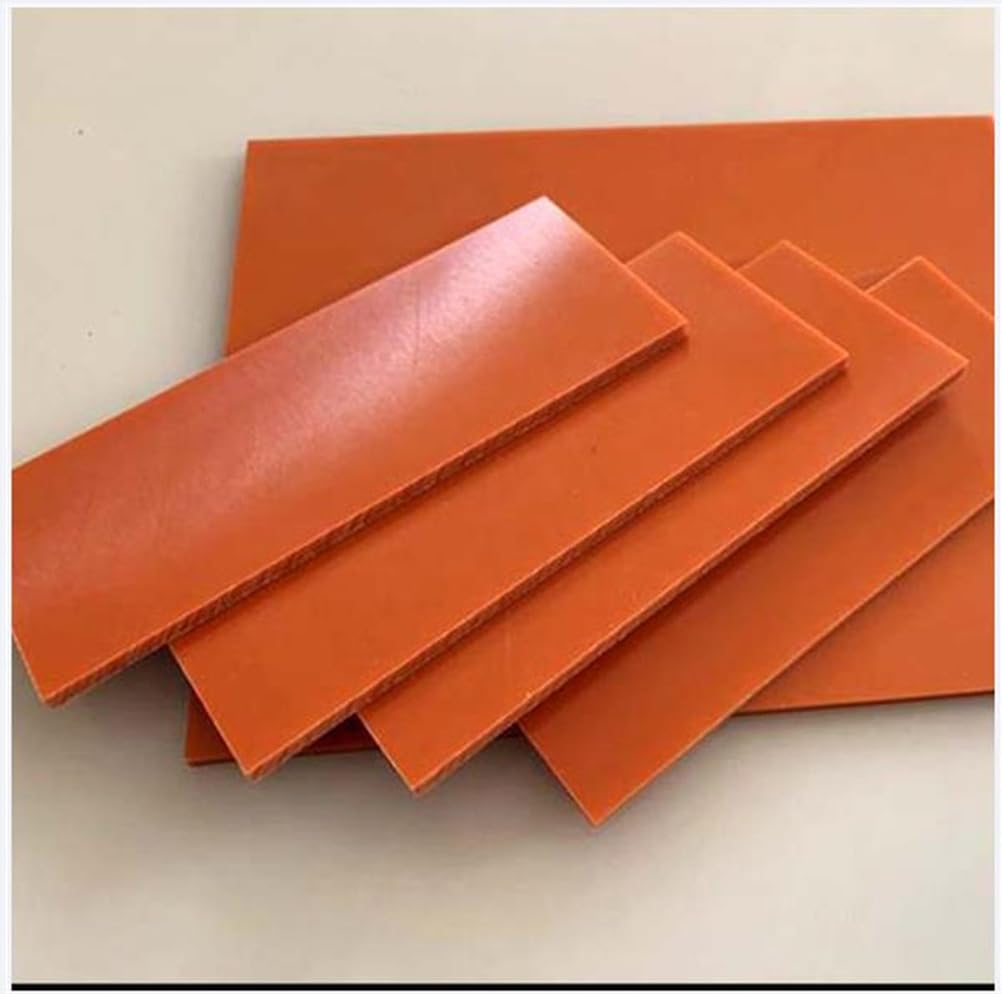 Orange Rot Bakelite Phenolblatt Harz-Flache Platte Blatt Platten Platten Platinen Für PCB Mechanische,Länge 250mm Breite 200mm Dicke 8mm bis 15mm 2 Stück,200mmx250mmx8mm