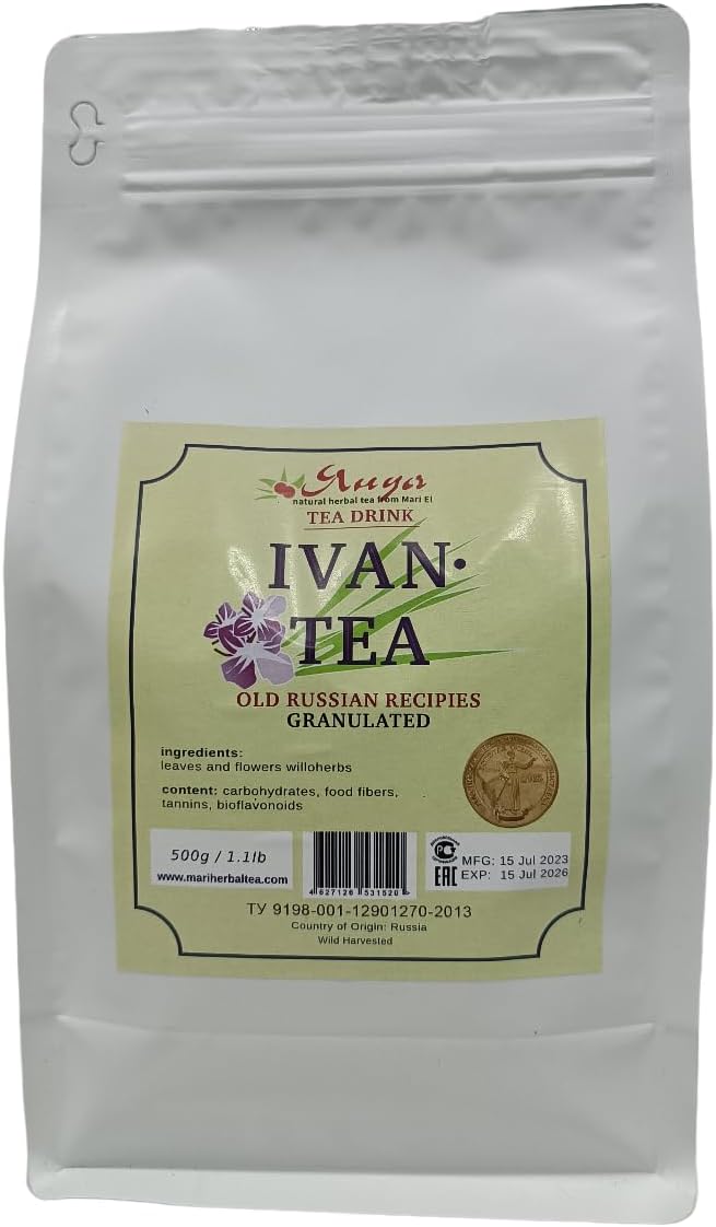 Fermented Ivan Tea 17.6oz/500g, Ivan Chai Natural, Herbal
