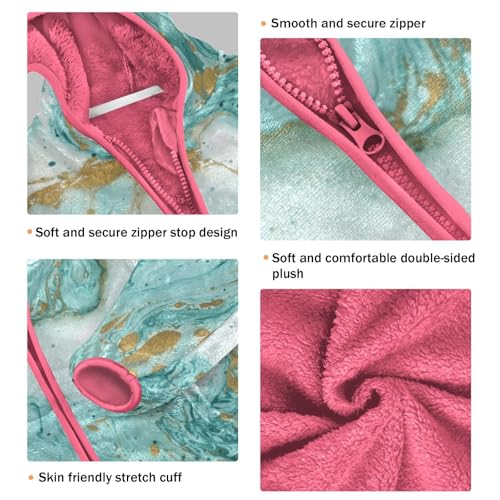 GuoChe Decorative Marble Texture Abstract Girls Sherpa Lined3