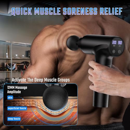 image for cotsoco Massage Gun Deep Tissue, Muscle Massage Gun with 9 Attachment 