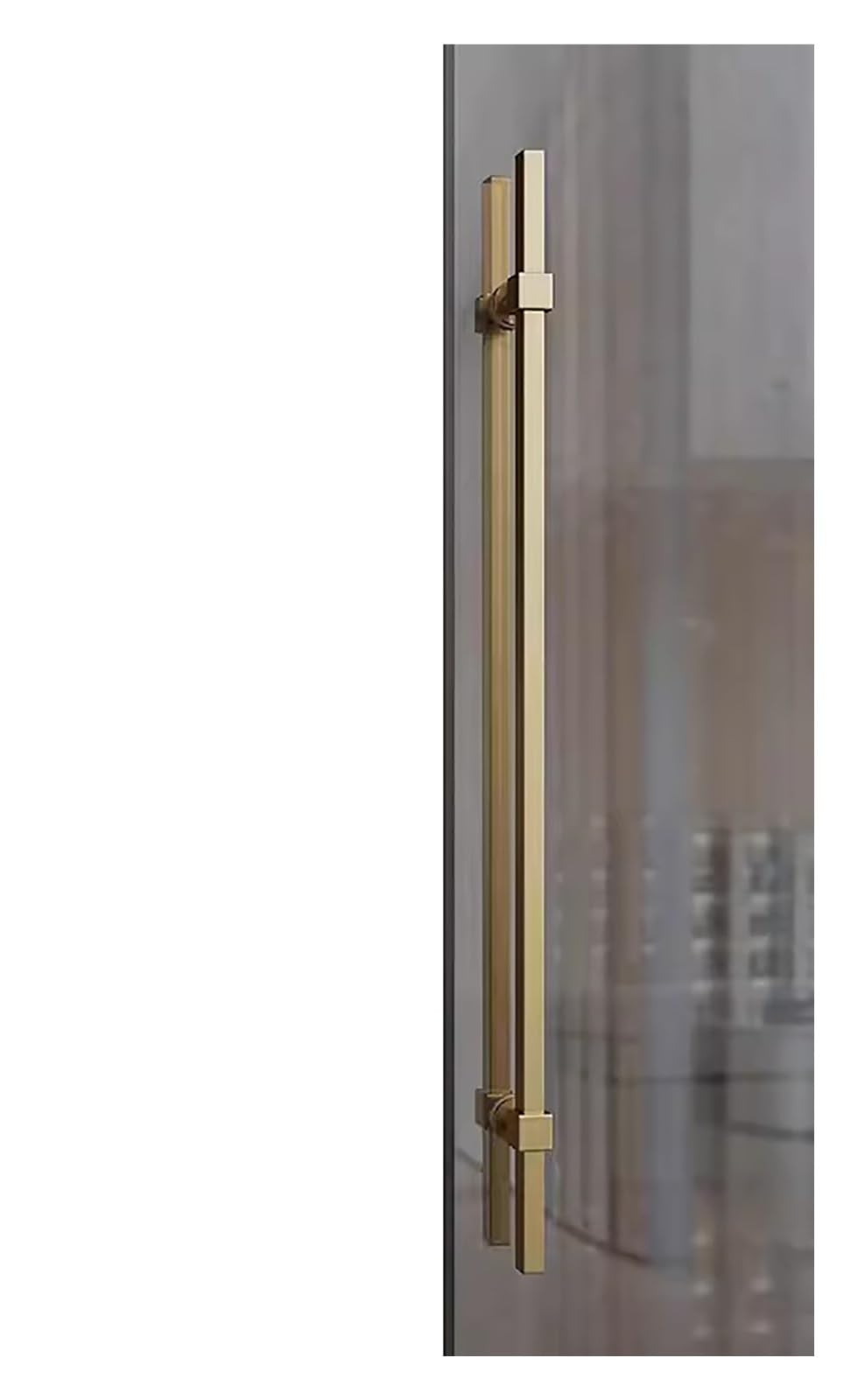 GBRJUYF Stainless Steel Pull Door Handles, Heavy-Duty Two-Sided Push Bar for Internal and External Doors, Ideal for Home and Commercial Use