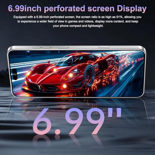 Image of 17PM Smartphone: Snapdragon 8 Gen 3, 12GB RAM + 512GB Storage, 7000mAh Battery, 6.99-inch Display, 68MP+108MP Camera, Android 15, 5G, Dual SIM - Superior OS Outperforms Competitors (Blue)