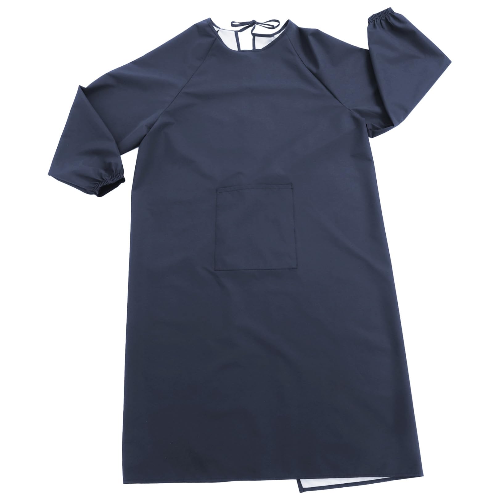 Blouse de Travail en Tissu Résistant à L'huile Imperméable Femme à Manches Longues avec Poches Tablier la Cuisine Adulte pour Vaisselle et Nettoyage Vaisselle et Nettoyage