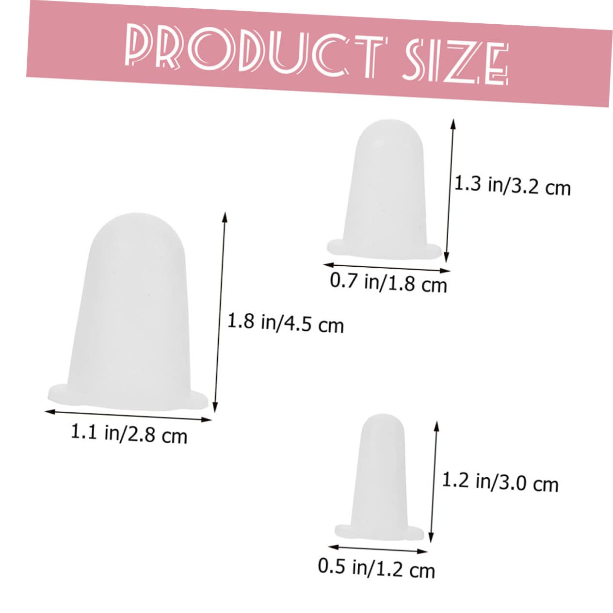 Cubiertas de Silicona para Boquillas de Pasteles, 6 Piezas Fuerte Adhesión y Diseño Anticaída para Decoración de Repostería Profesional