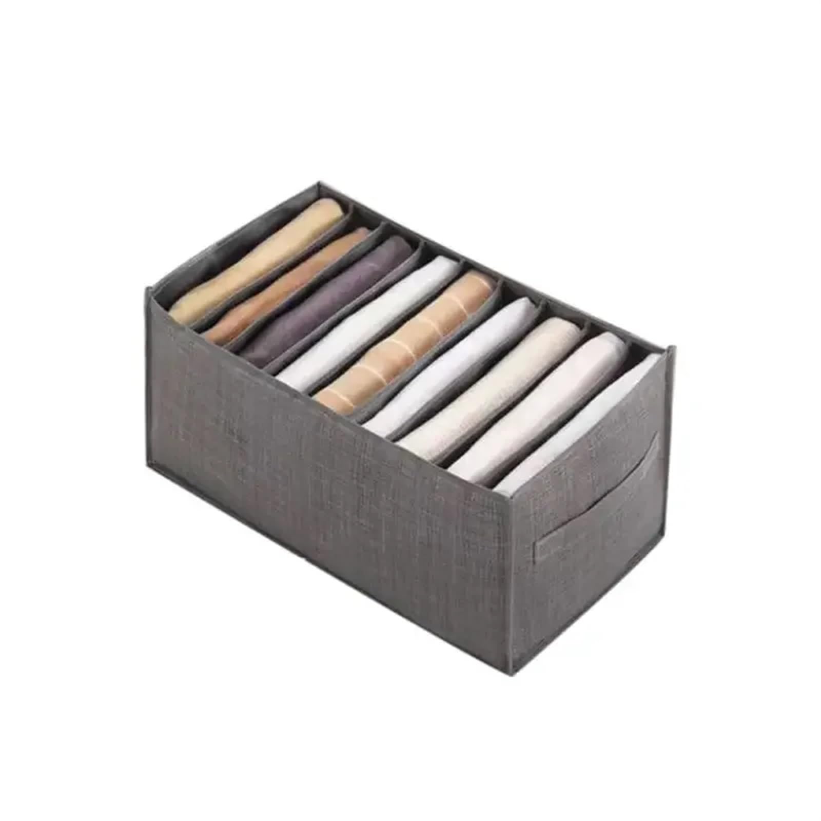 SNGUOQ 5pcs Clothes Organizer Trousers Storage Box Wardrobe Underwear T-Shirt Compartment For Clothing Storage,Organization(King-size)